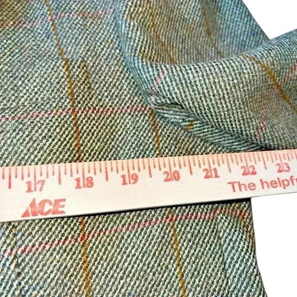 Lambourne Sz 42 L Wool Tweed Action Back Suit Jacket Heritage Academia Office - Picture 5 of 13